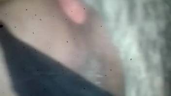 Extreme close-up butt sex with a homosexual bestiality enthusiast