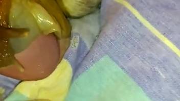 Guy bangs a snail in another bizarre kink video