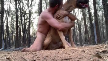 Muscular dude getting fucked before fucking the beast