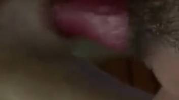 Nude guy senses heated canine vagina during intense XXX bestiality